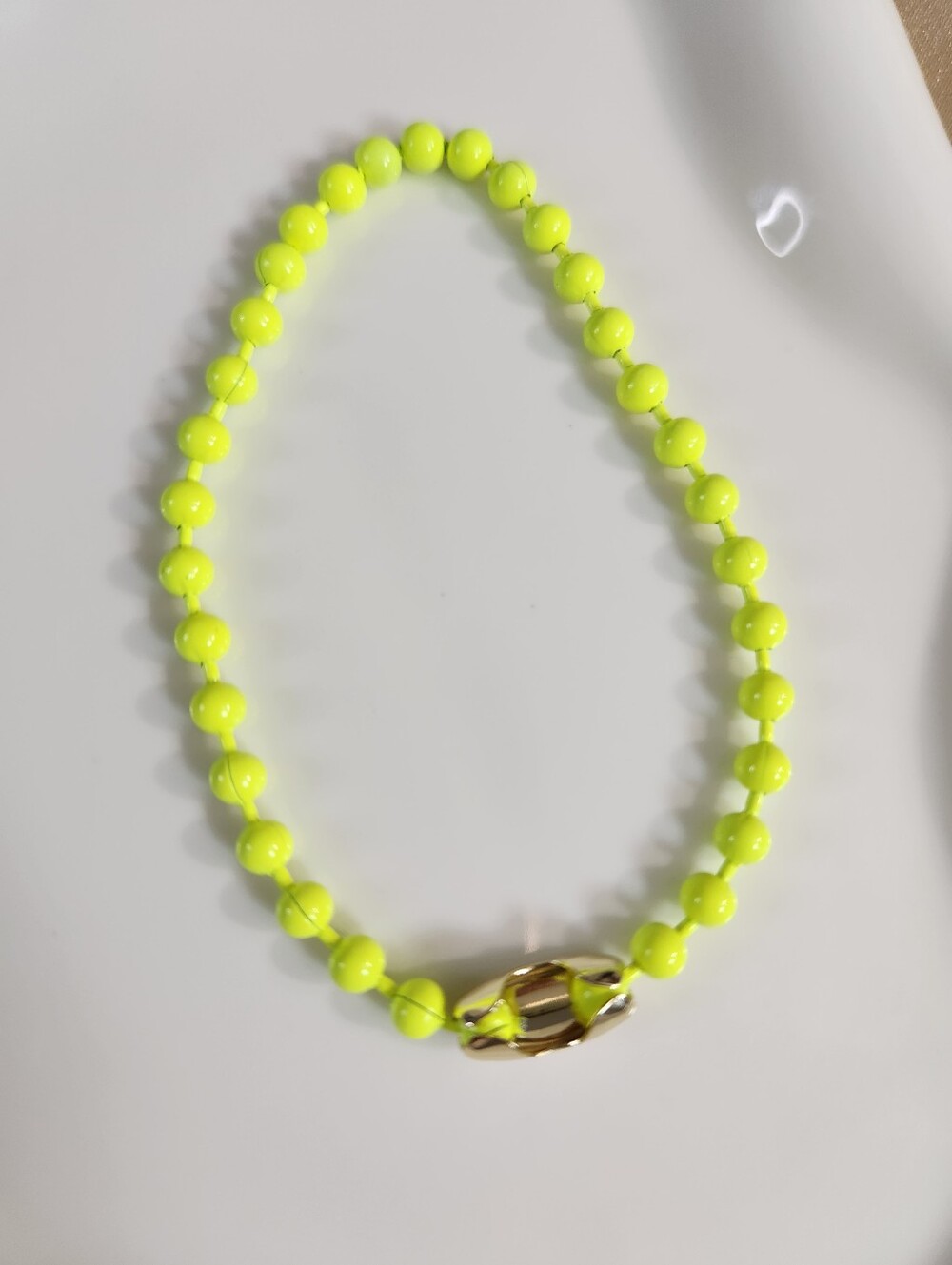 Neon Ball Chain Bracelet